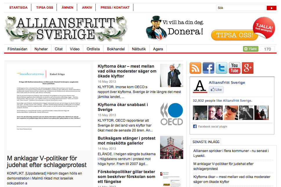 Carl Bildt, Media, Riksdagsledamot, Twitter, Blogg, SVT, Lars Beckman, SR, Journalister,  Alliansfritt, Riksdagen